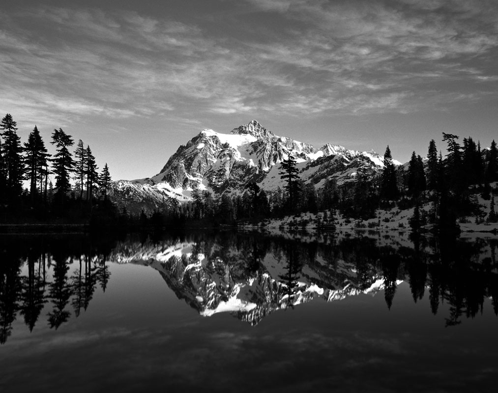 mt shuksan - picture lake